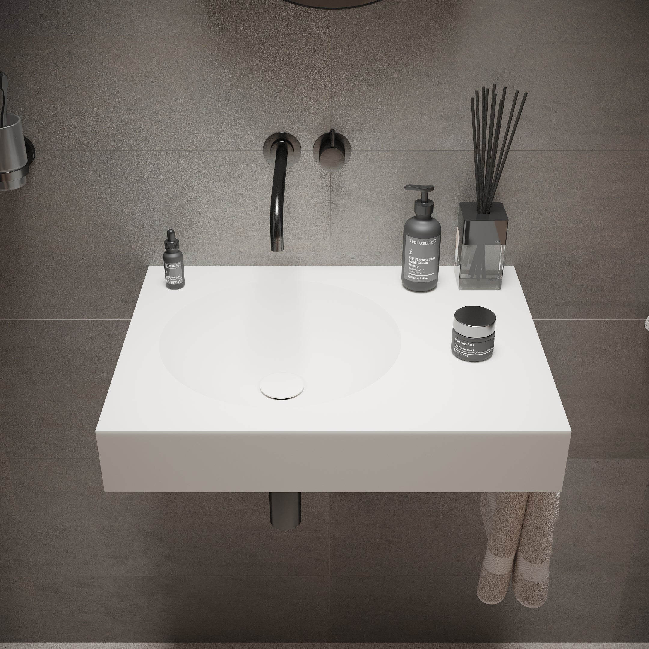 Ideavit | Solidnext  24" x 18" Washbasin