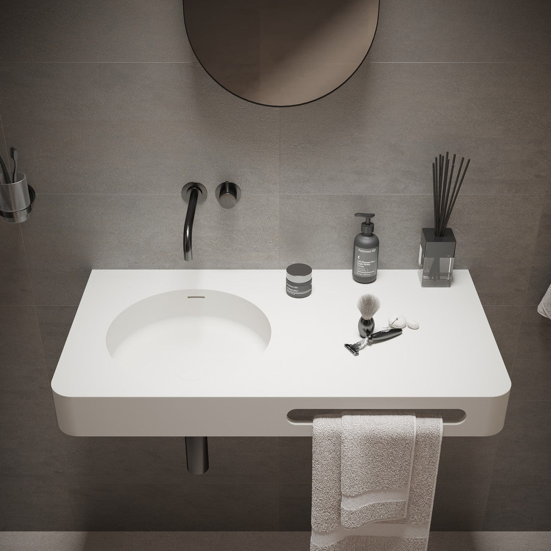 Ideavit | Solidsbrio ii  35" x 19" Washbasin