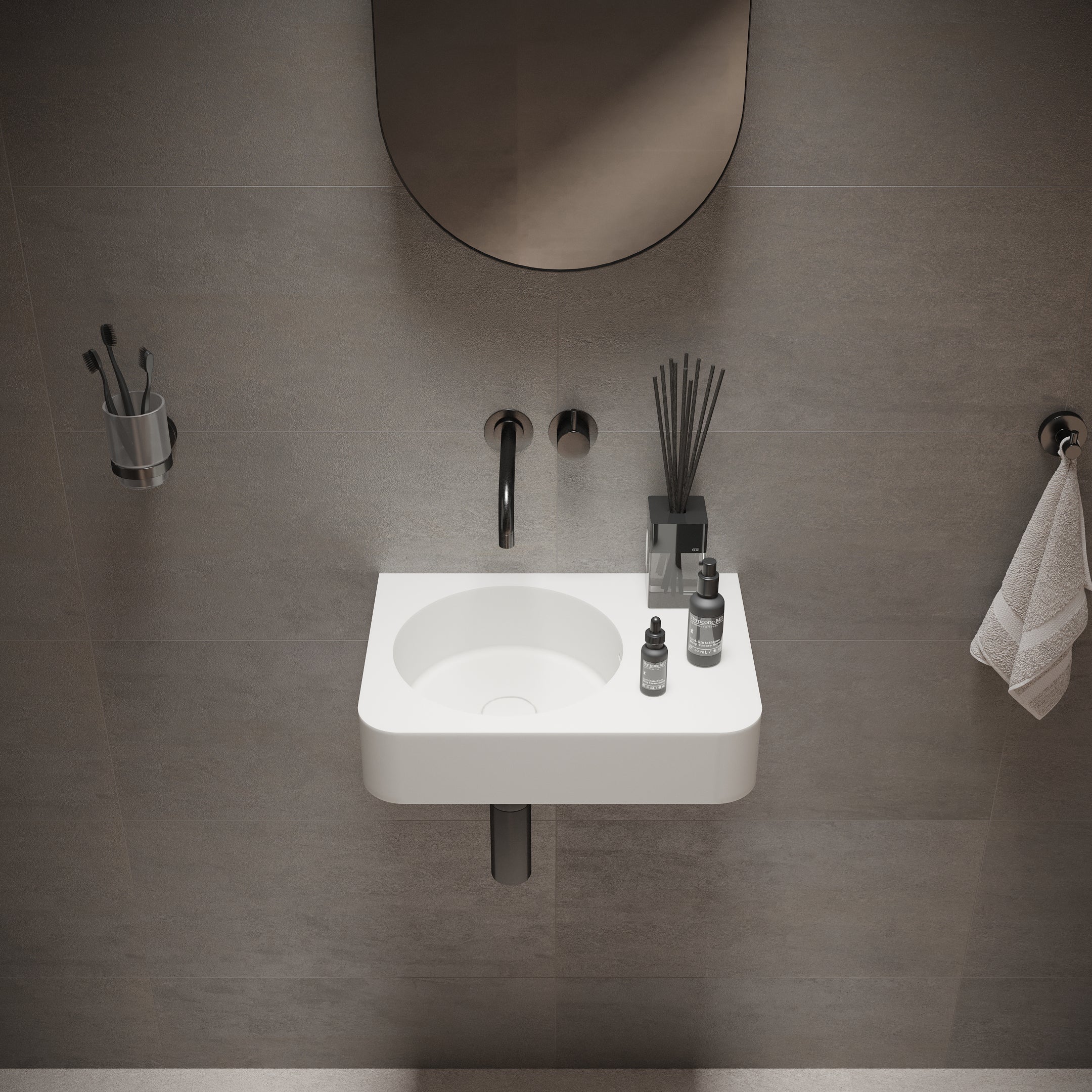 Ideavit | Solidsbrio  18" x 13" Washbasin