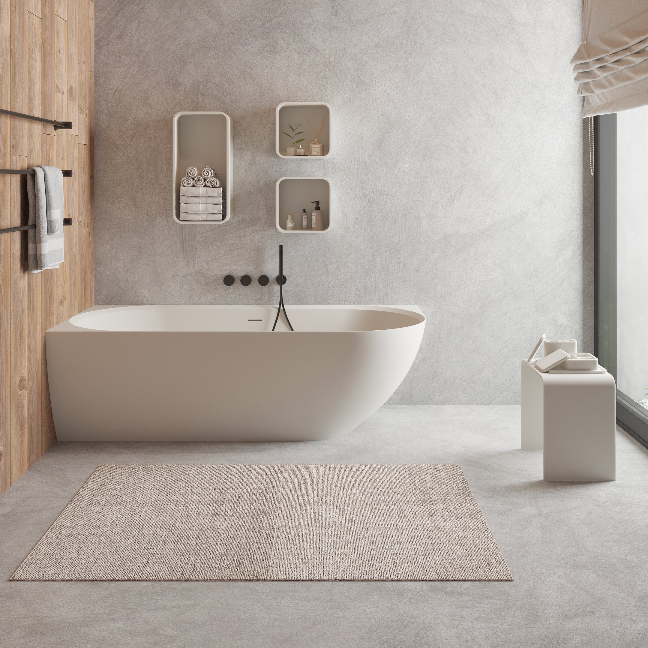 Ideavit | Solidnova-L 71" x 32" Freestanding Bathtub