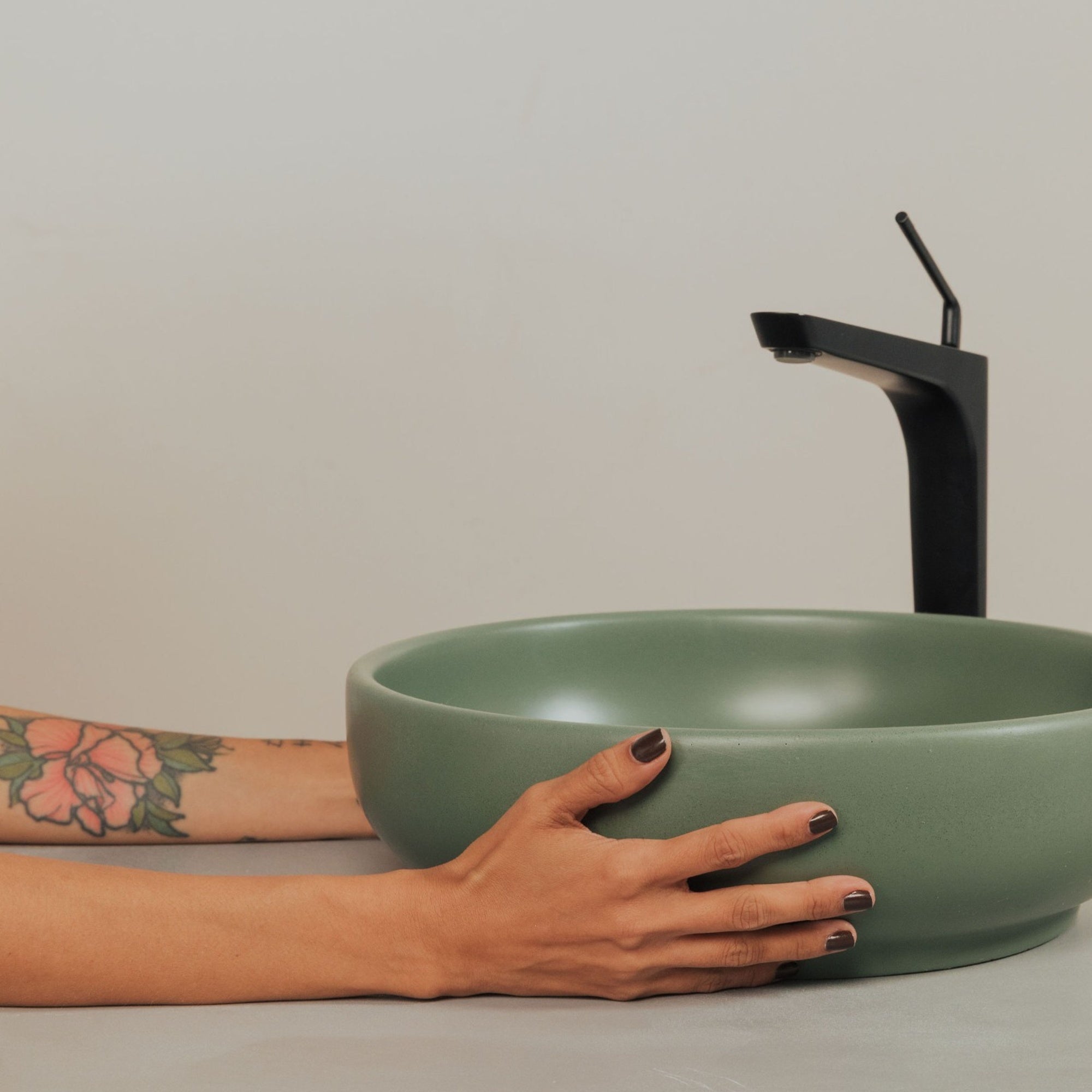 Konkretus | Fladd 02 Concrete Vessel Sink - fladd 02 07