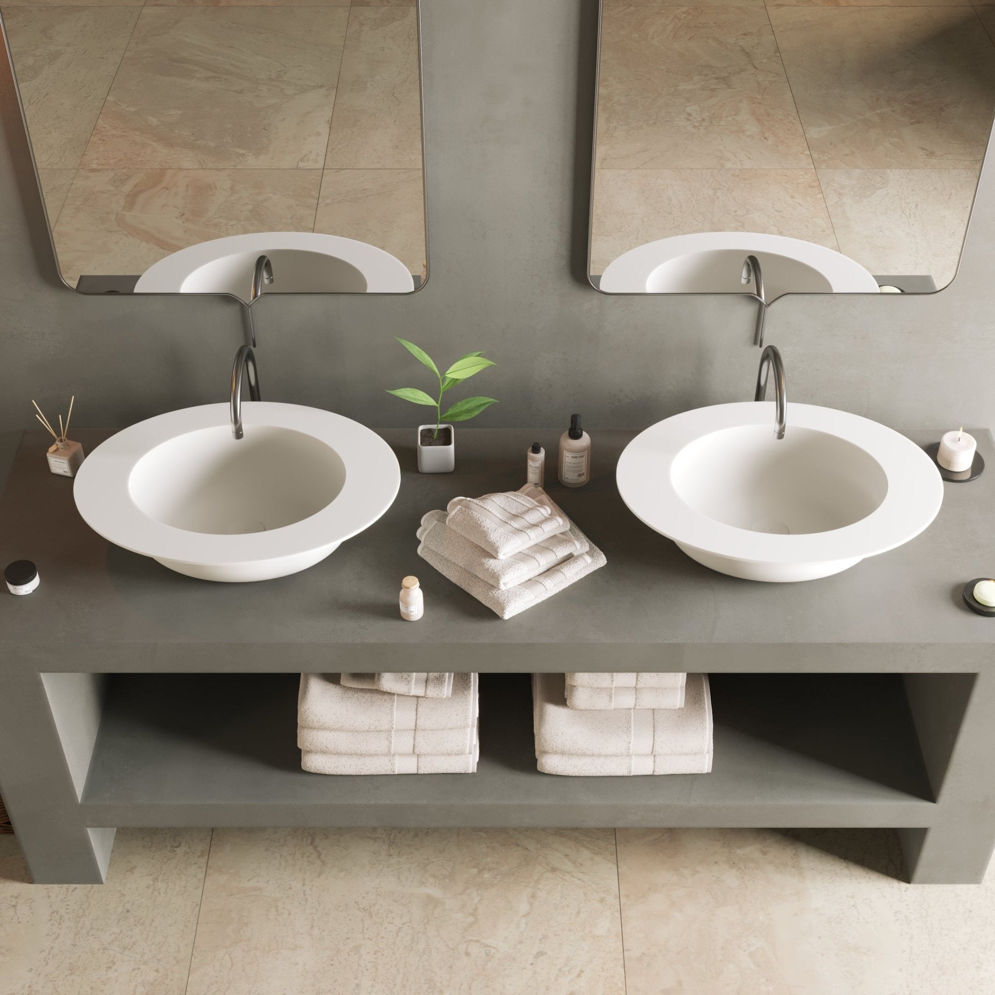 Ideavit | Solidcap 24" x 18" Vessel - U S H I Ideavit