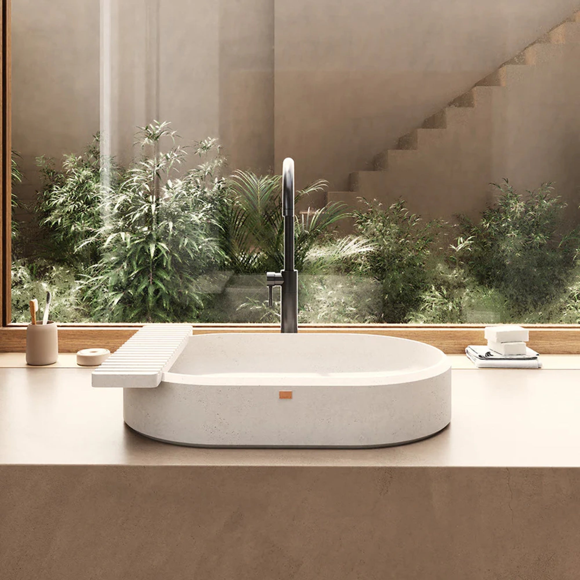 Konkretus | Ubud 02 Concrete Vessel Sink - ubud 02 09