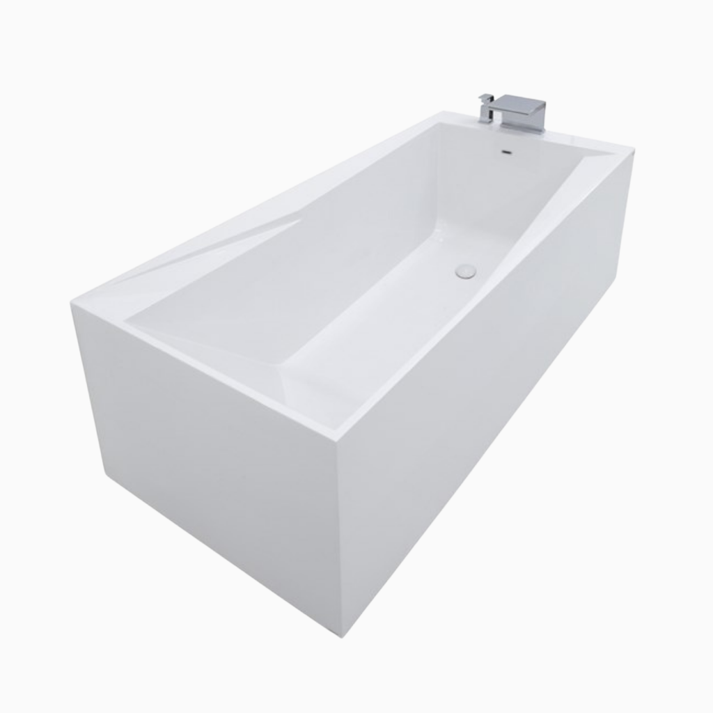 GSG Ceramica | Oz 71" x 31" Freestanding Bathtub OZVA180-XXX White Top Shot