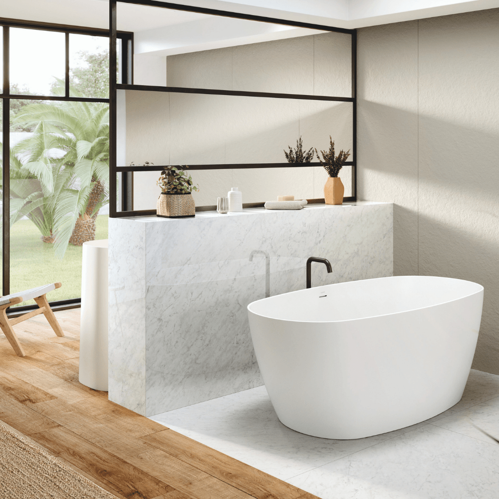 Acquabella | Carezza 63" x 31" Freestanding Bathtub - U S H I Acquabella