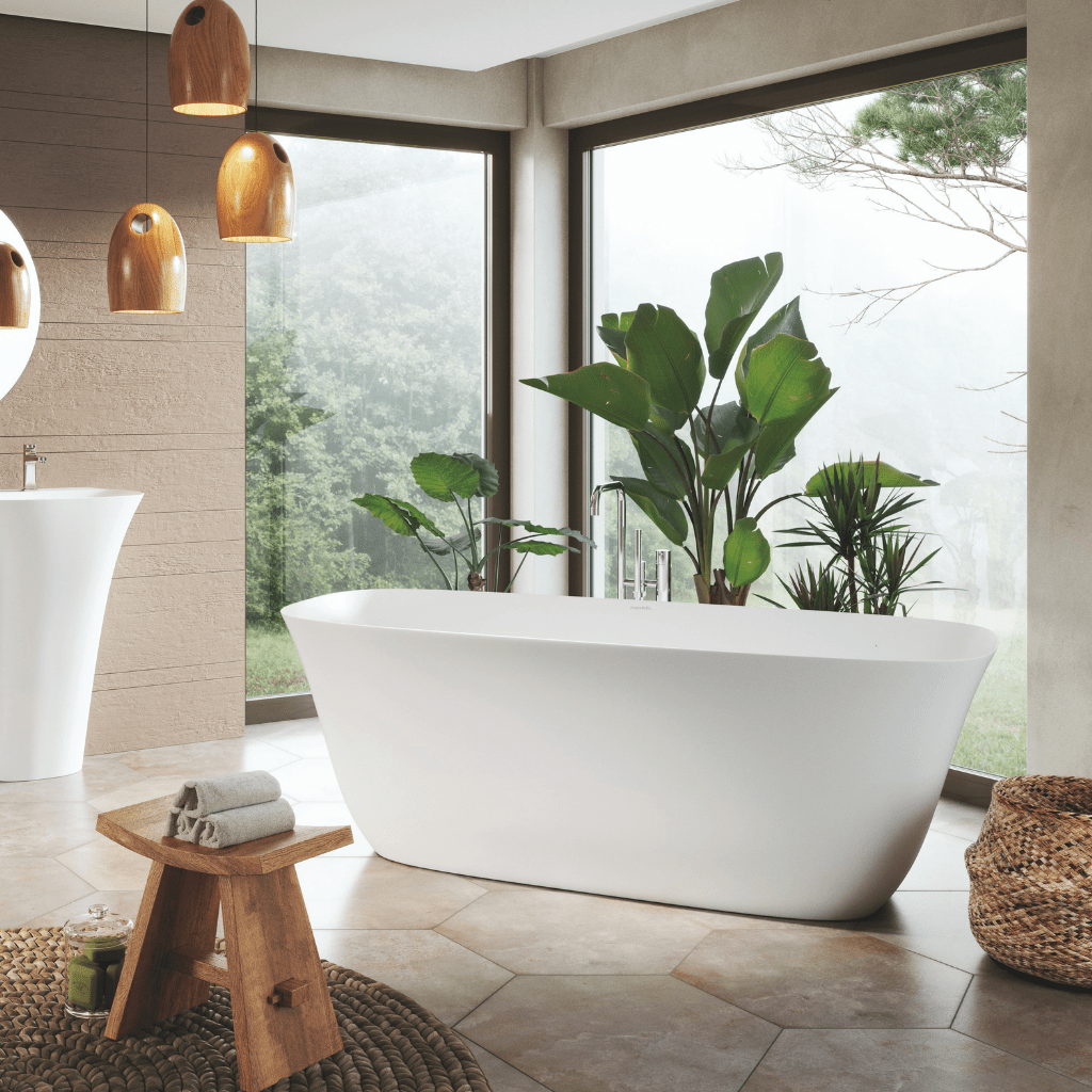 Acquabella | Cristallo 67" x 29" Freestanding Bathtub - U S H I Acquabella