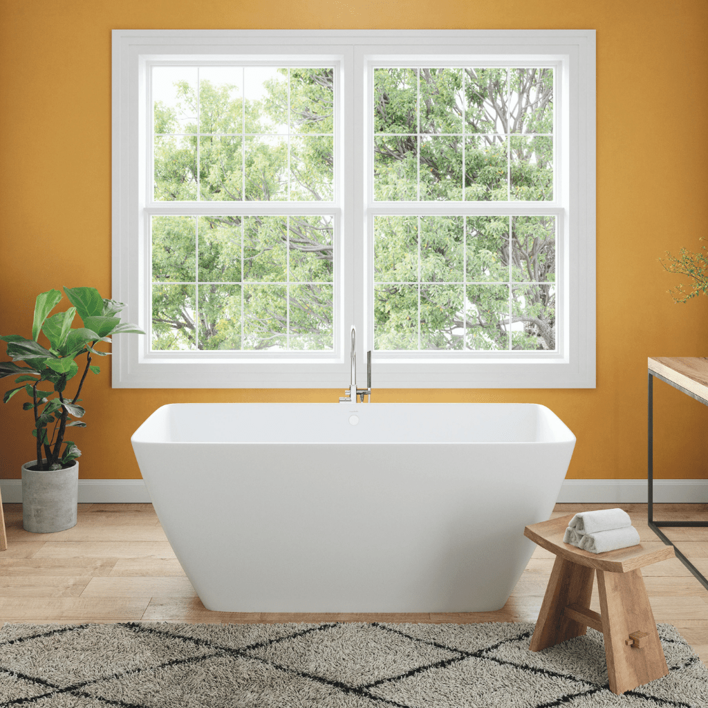 Acquabella | Taos 63" x 28" Freestanding Bathtub - U S H I Acquabella