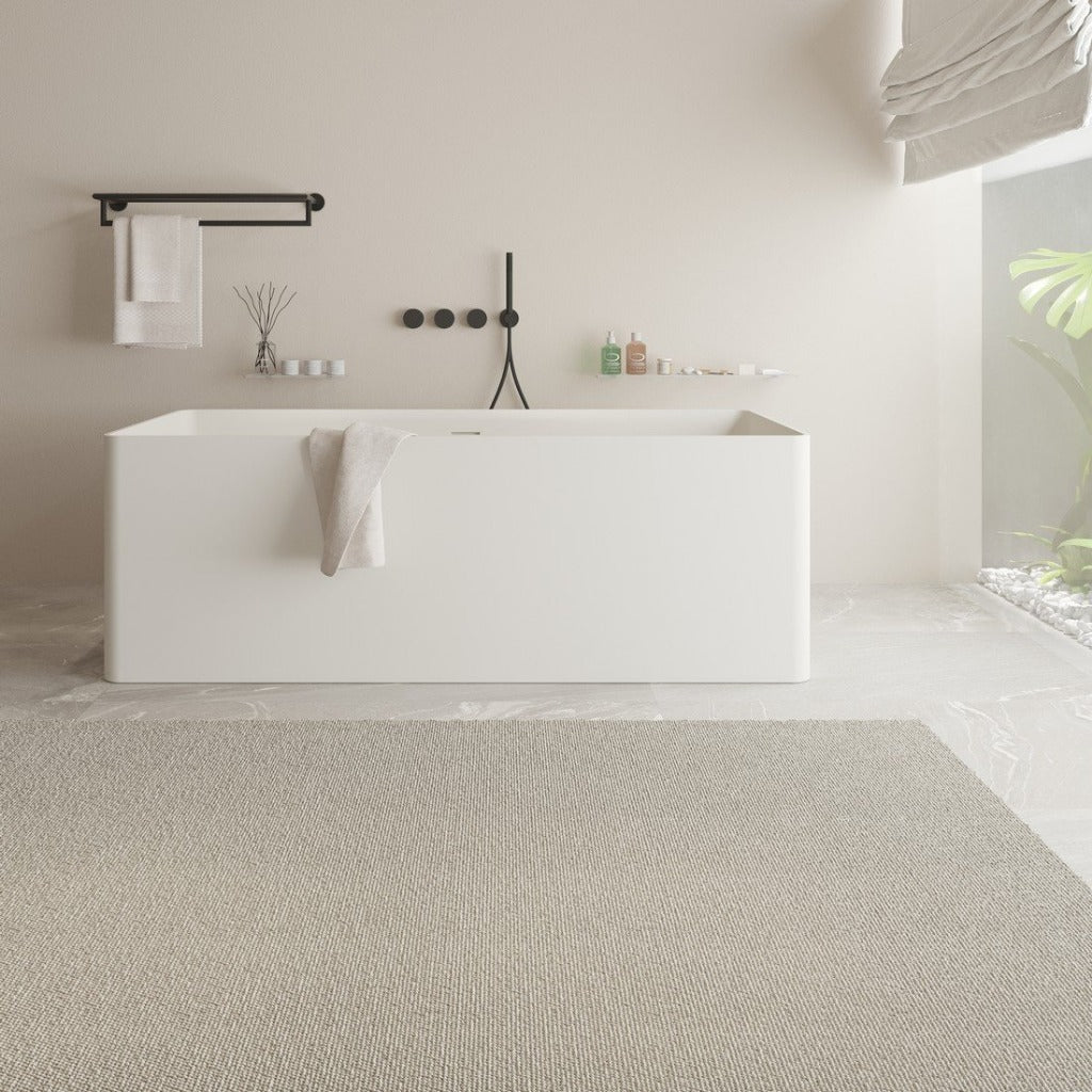Ideavit | Solidthin 63" x 28" Freestanding Bathtub - U S H I Ideavit